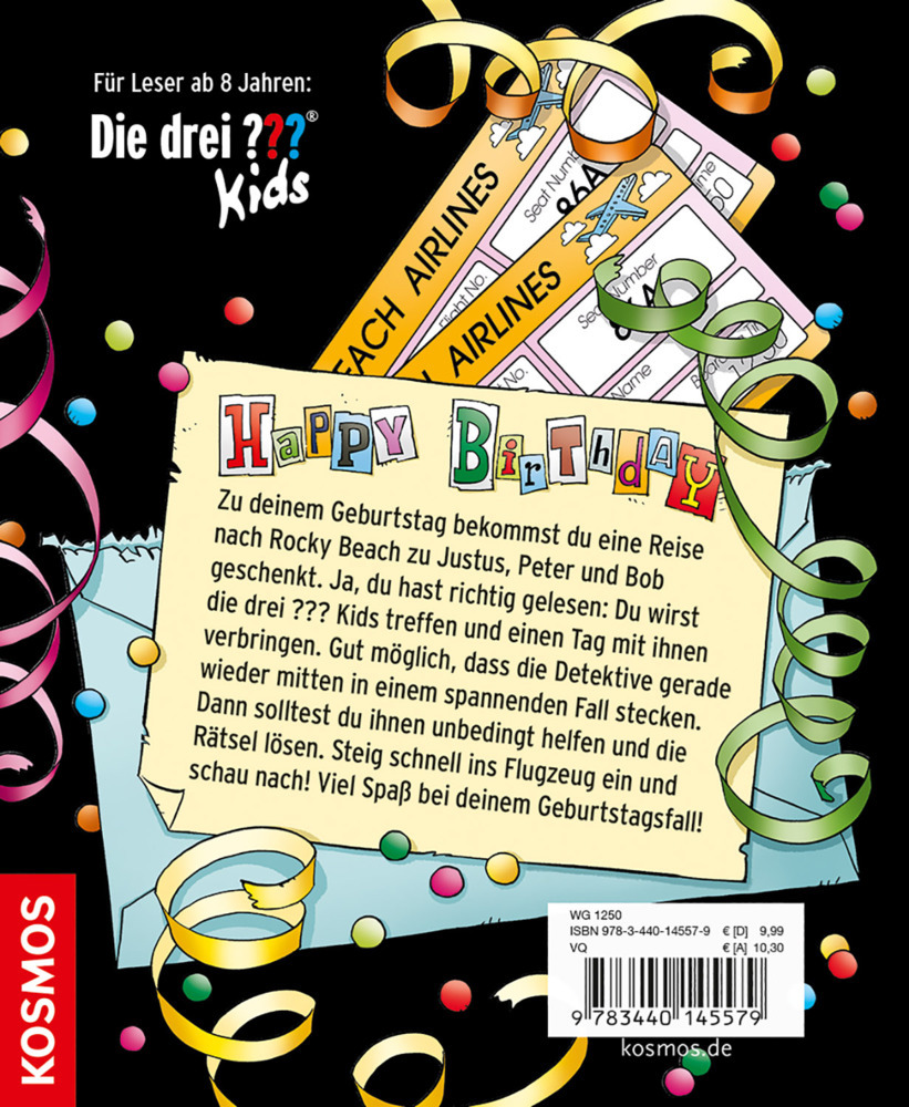 Bild: 9783440145579 | Die drei ???-Kids - Happy Birthday! | Ein Fall für deinen Geburtstag