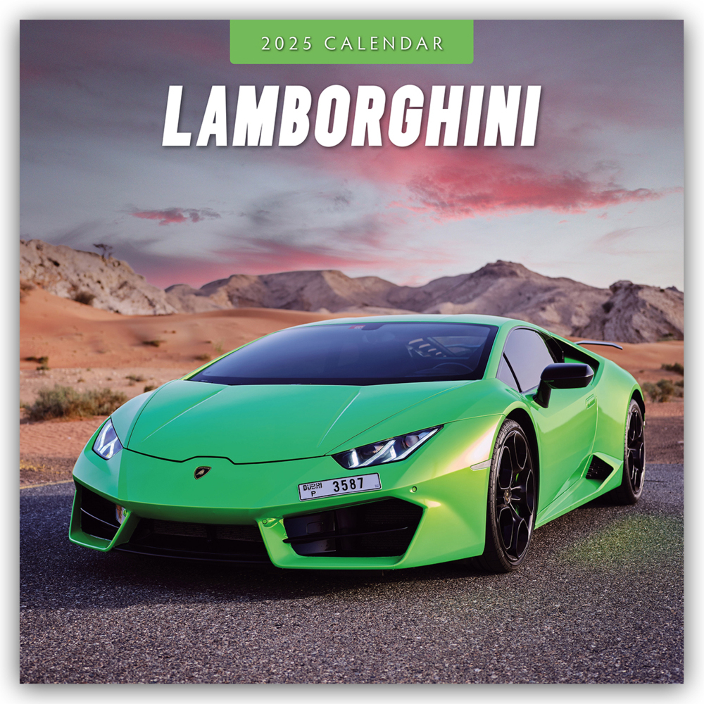 Cover: 9781804426784 | Lamborghini 2025 - 16-Monatskalender | Red Robin Publishing Ltd | 2025