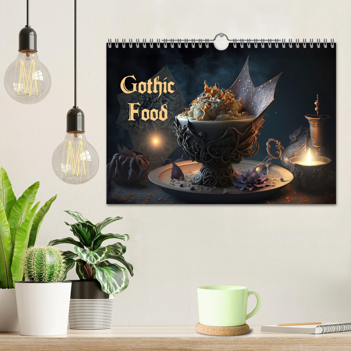 Bild: 9783383857607 | Gothic Food (Wandkalender 2025 DIN A4 quer), CALVENDO Monatskalender