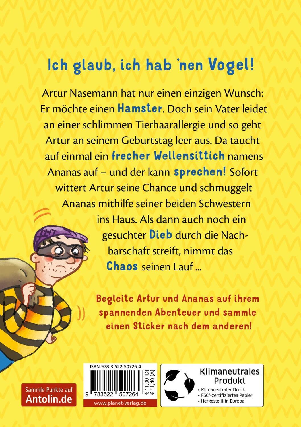 Rückseite: 9783522507264 | Artur und Ananas | Uticha Marmon | Buch | 128 S. | Deutsch | 2022