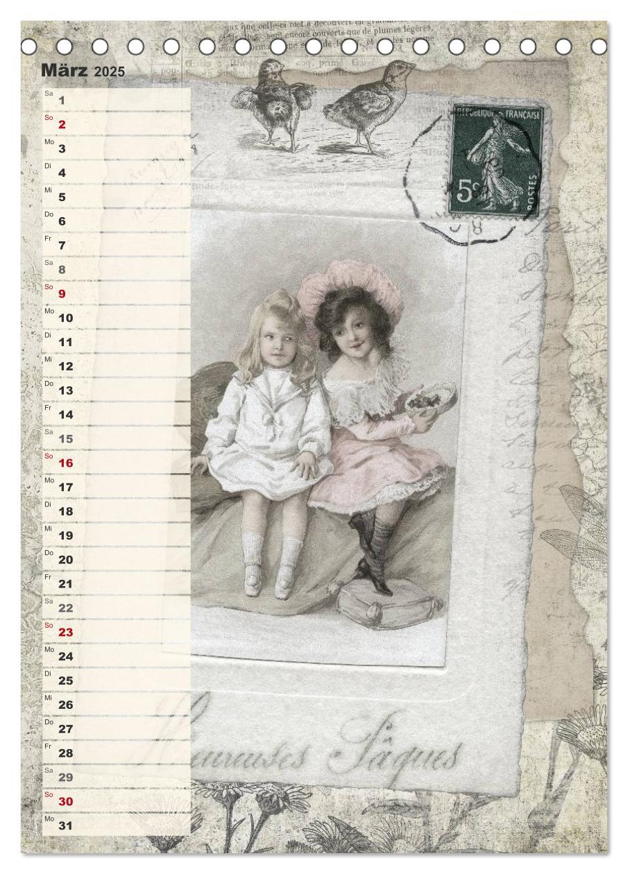 Bild: 9783457006689 | Vintage Welten (Tischkalender 2025 DIN A5 hoch), CALVENDO...