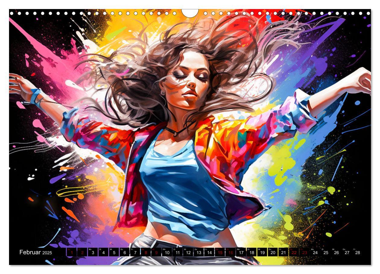 Bild: 9783383877179 | Color Dance Art (Wandkalender 2025 DIN A3 quer), CALVENDO...