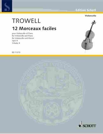 Cover: 9790220108839 | Morceaux Faciles(12) 4 Opus 4 | Arnold Trowell | Buch | 1977