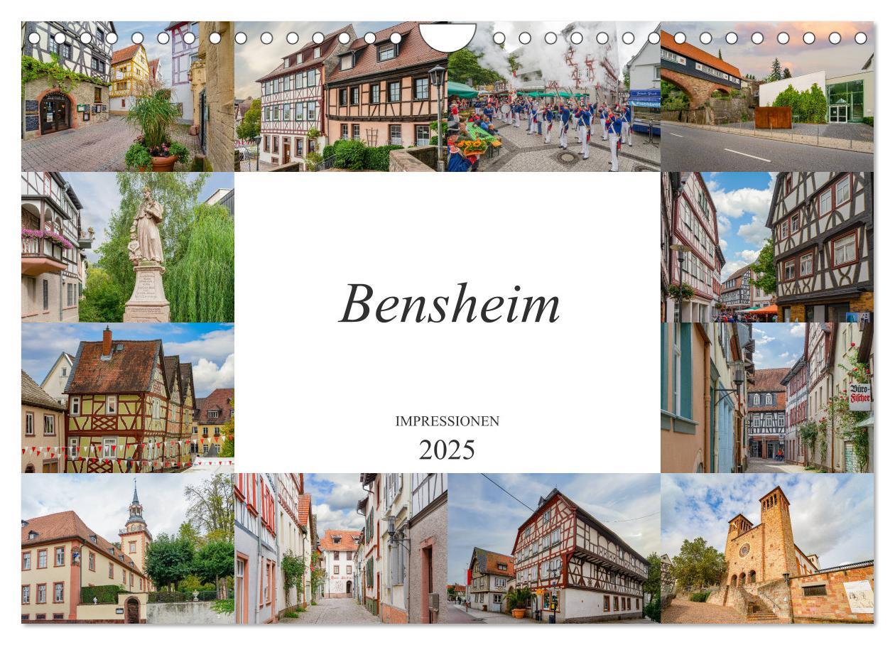 Cover: 9783435191482 | Bensheim Impressionen (Wandkalender 2025 DIN A4 quer), CALVENDO...