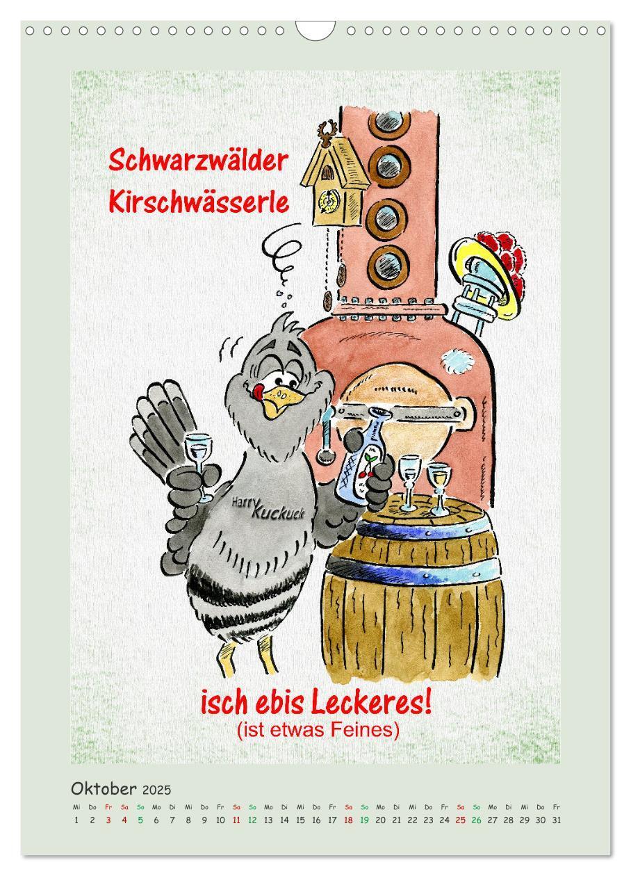 Bild: 9783435931903 | Bollenhut Cartoons (Wandkalender 2025 DIN A3 hoch), CALVENDO...