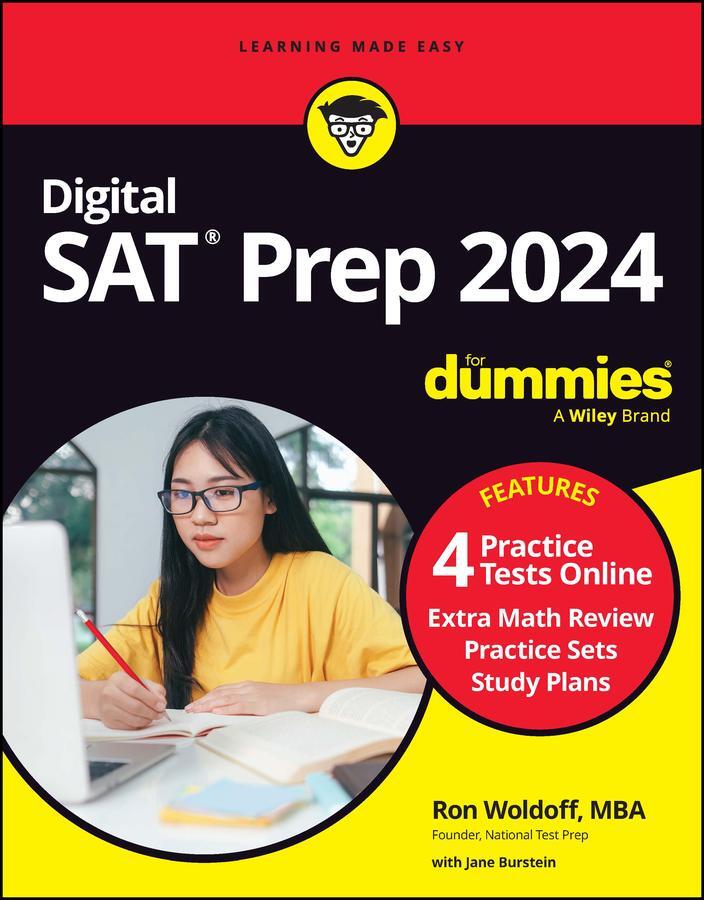 Cover: 9781394183432 | Digital SAT Prep 2024 For Dummies | Ron Woldoff | Taschenbuch | 2023