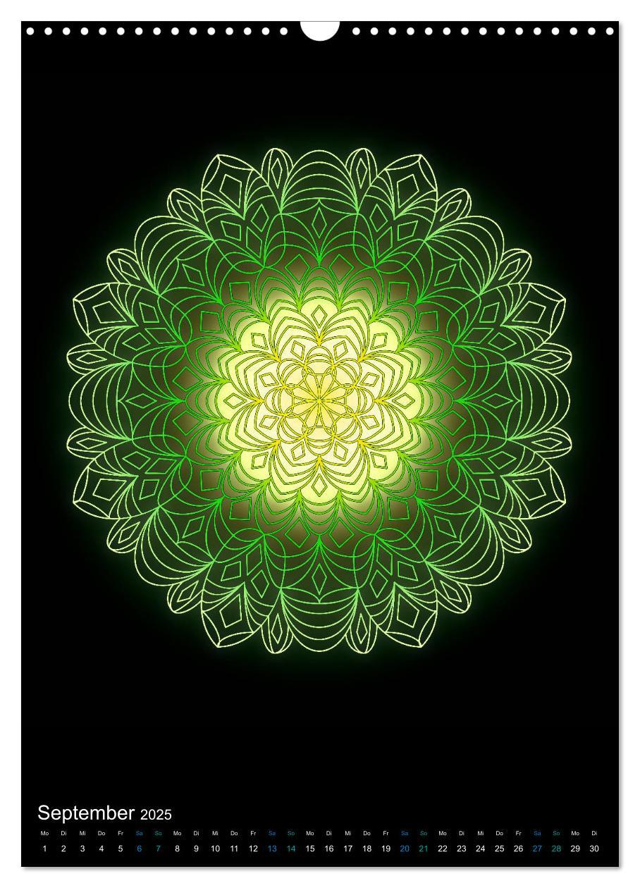 Bild: 9783435952793 | Mandala-Kalender 2025 (Wandkalender 2025 DIN A3 hoch), CALVENDO...