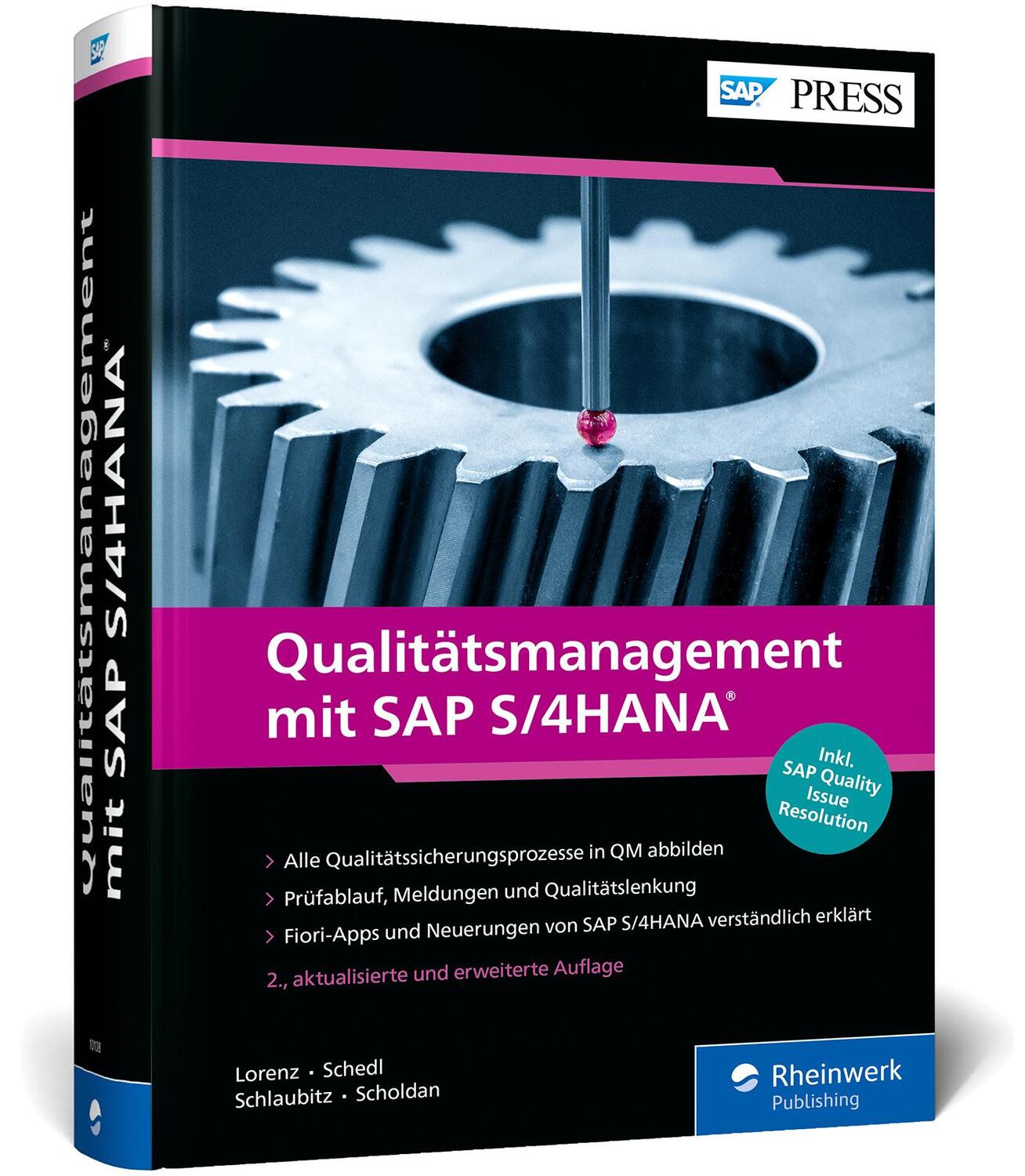 Cover: 9783367101085 | Qualitätsmanagement mit SAP S/4HANA | Yvonne Lorenz (u. a.) | Buch