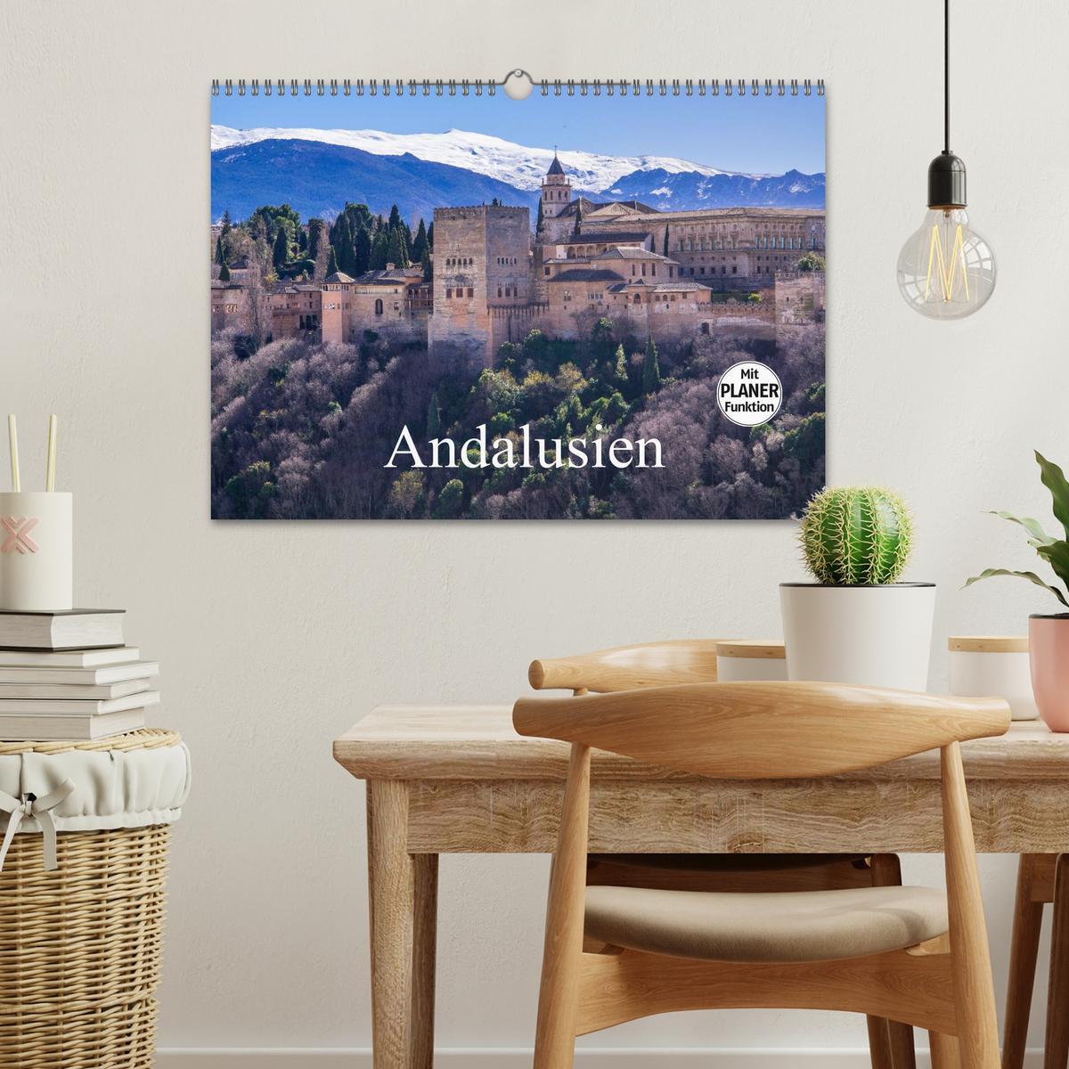 Bild: 9783435535545 | Andalusien (Wandkalender 2025 DIN A3 quer), CALVENDO Monatskalender