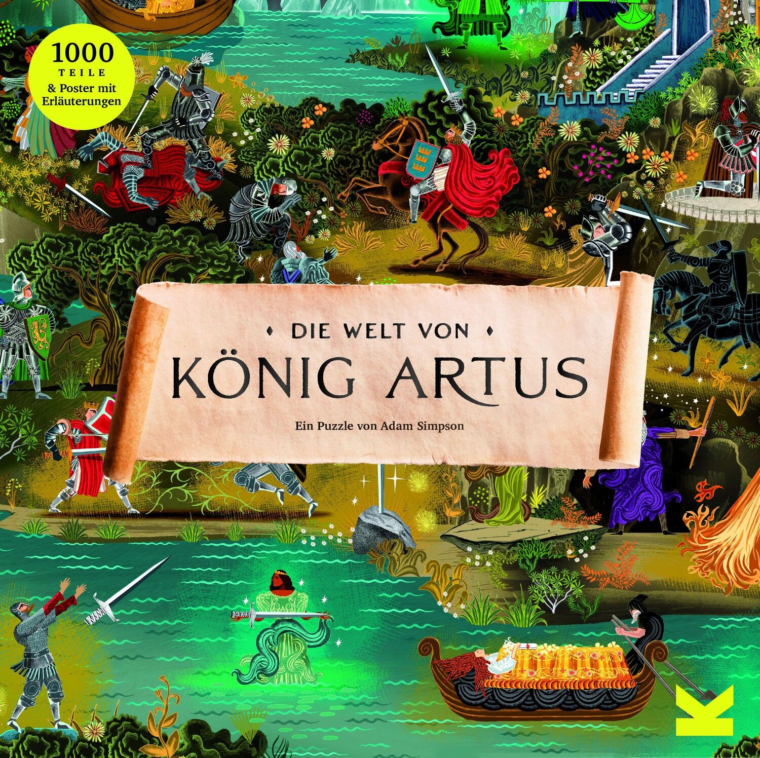 Cover: 9783962443658 | Die Welt von König Artus | Ein 1000-Teile-Puzzle | Tony Johns (u. a.)