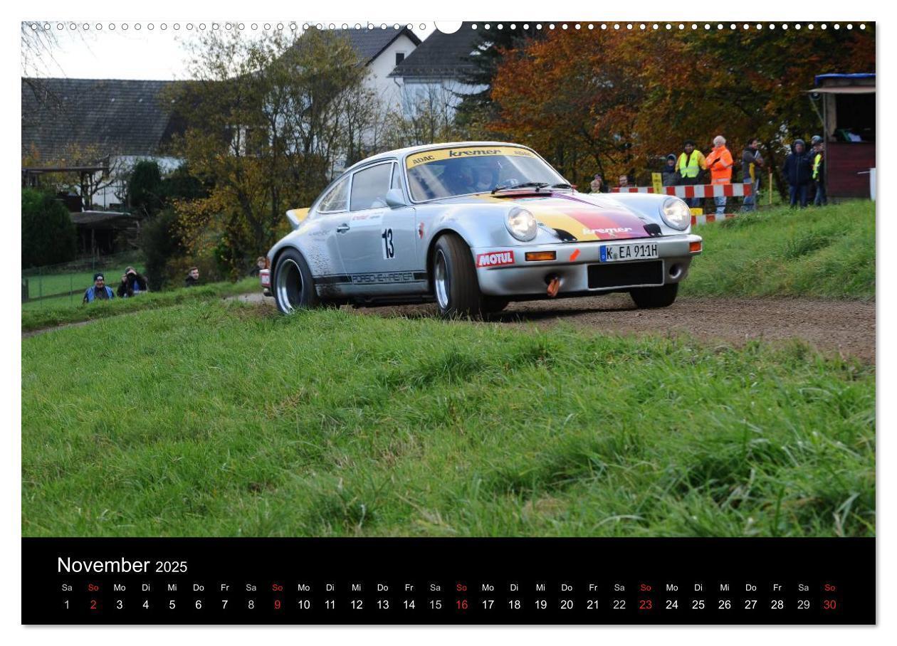 Bild: 9783435631032 | Bergrennen und Rallye im Porsche (Wandkalender 2025 DIN A2 quer),...