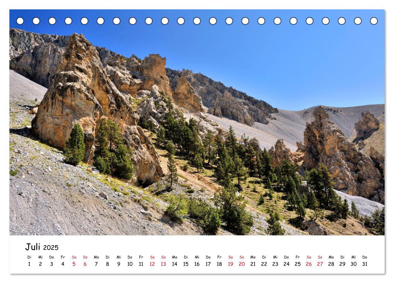 Bild: 9783435441983 | Französische Alpen - Route des Grandes Alpes (Tischkalender 2025...