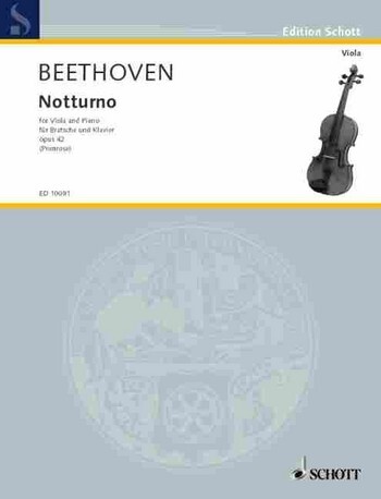 Cover: 9790220100895 | Notturno Op.42 | Ludwig van Beethoven | Buch | 1983