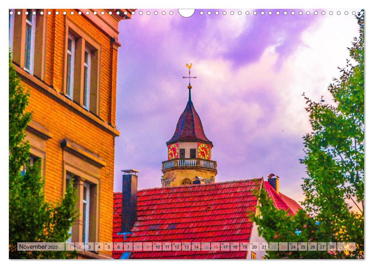 Bild: 9783435221929 | Leonberg - Altstadt in Abendstimmung (Wandkalender 2025 DIN A3...