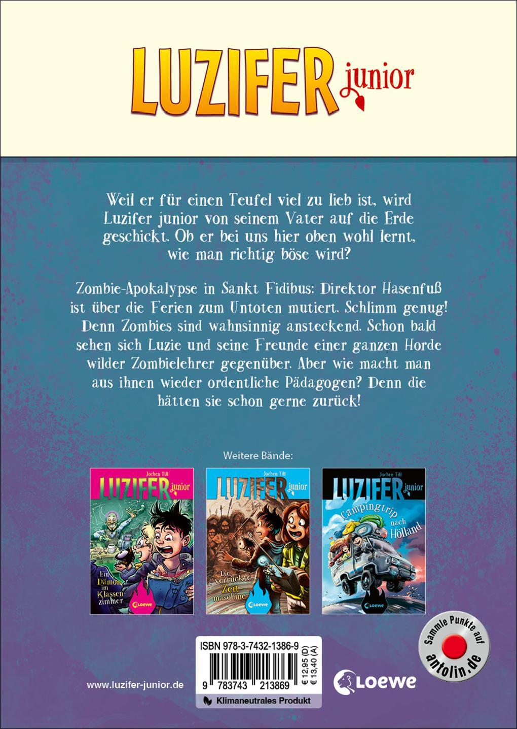 Rückseite: 9783743213869 | Luzifer junior (Band 12) - Zombie-Alarm | Jochen Till | Buch | 208 S.