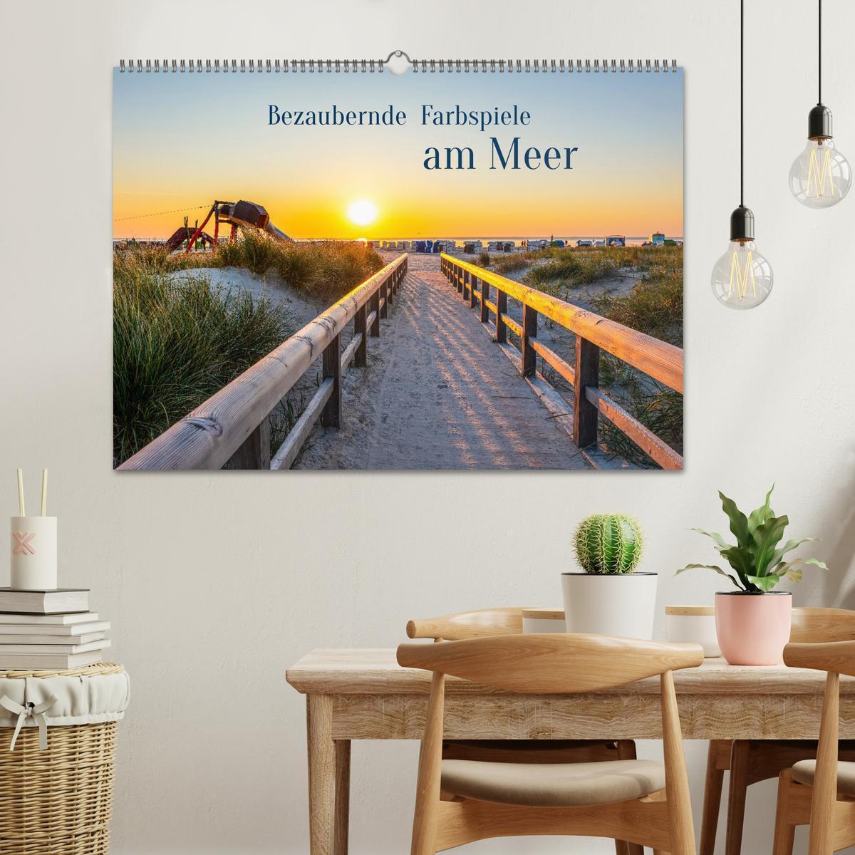 Bild: 9783383785559 | Bezaubernde Farbspiele am Meer (Wandkalender 2025 DIN A2 quer),...