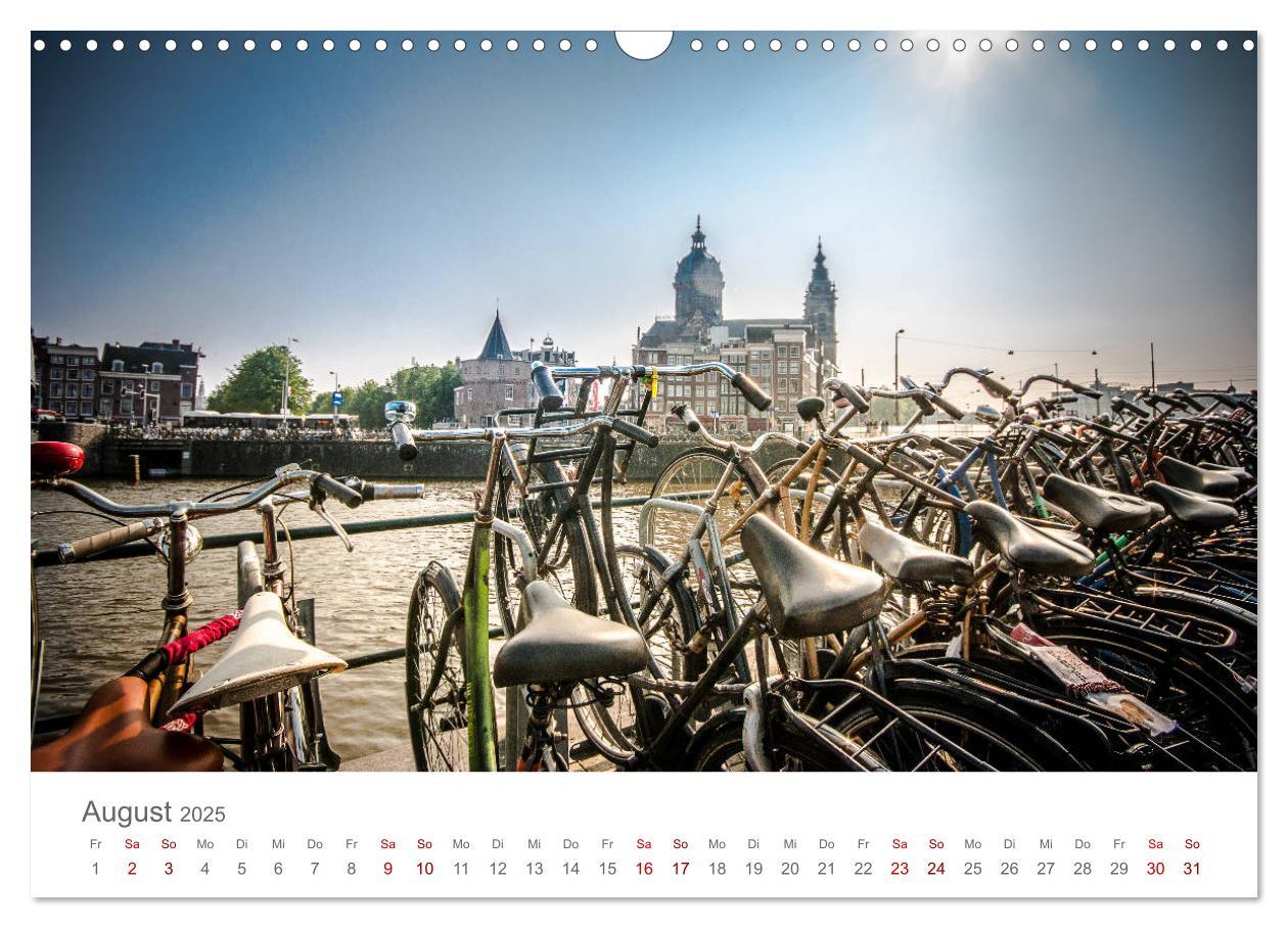 Bild: 9783435437528 | Amsterdam - Wasserstraßen und Grachten (Wandkalender 2025 DIN A3...