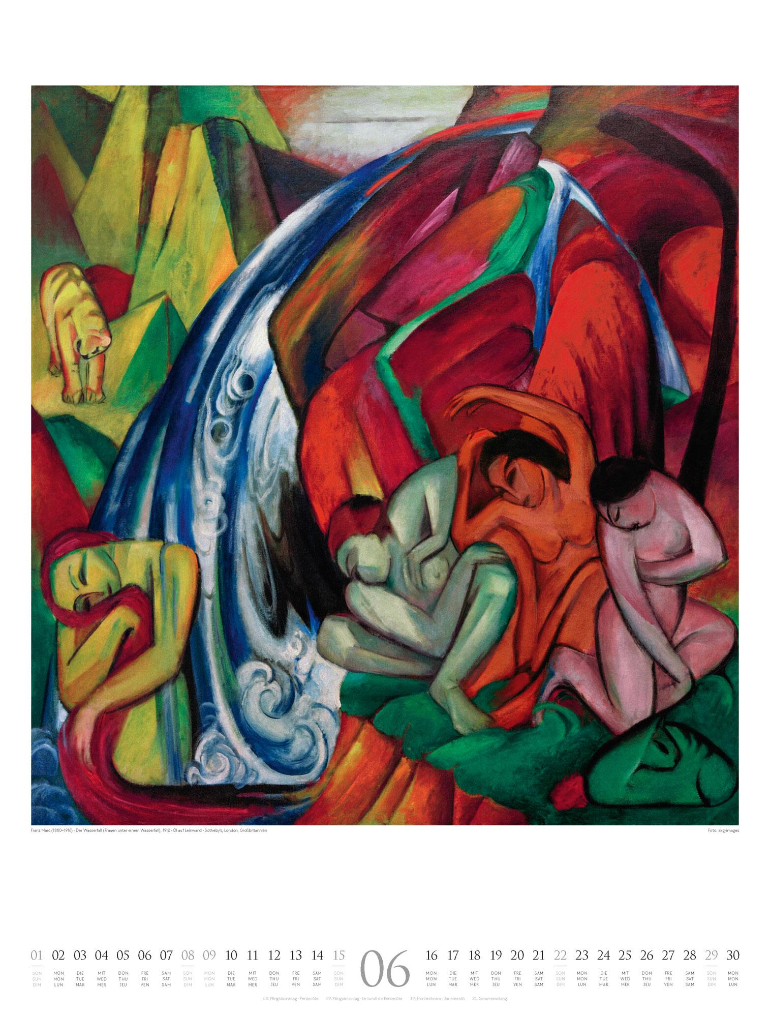 Bild: 9783838425672 | Franz Marc - Lebendige Farbe Kalender 2025 | Franz Marc (u. a.) | 2025