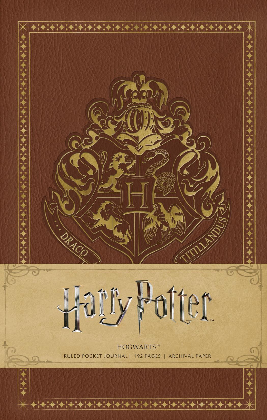 Cover: 9781683830351 | Harry Potter: Hogwarts Ruled Pocket Journal | Insight Editions | Buch