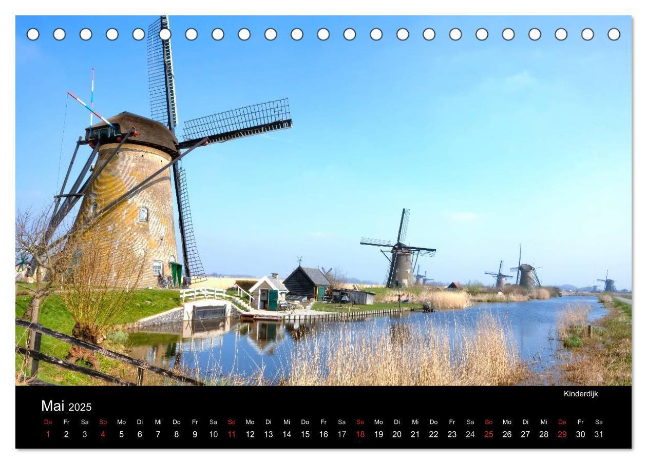 Bild: 9783435810055 | Die Niederlande (Tischkalender 2025 DIN A5 quer), CALVENDO...