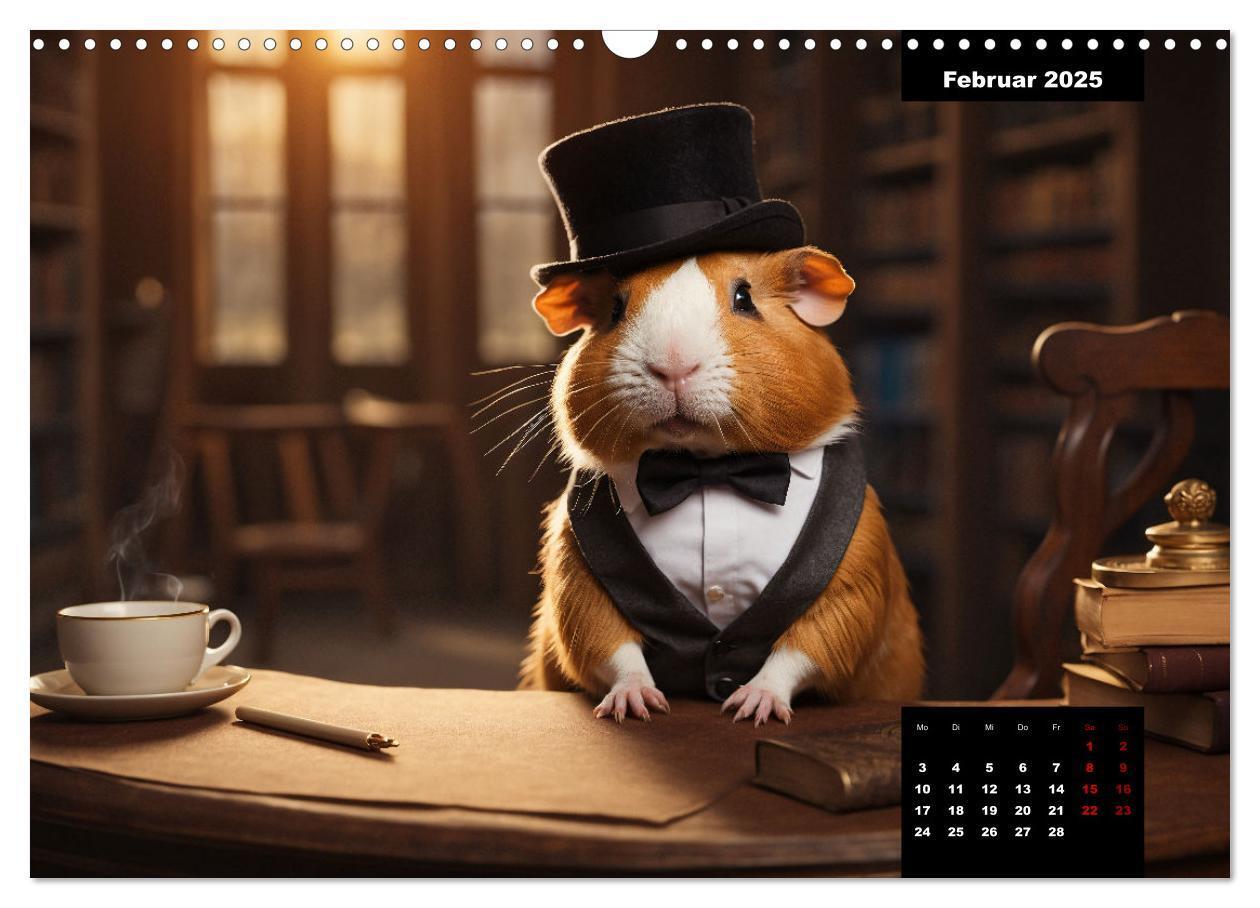 Bild: 9783435012527 | Meerschweinchen mal anders! (Wandkalender 2025 DIN A3 quer),...