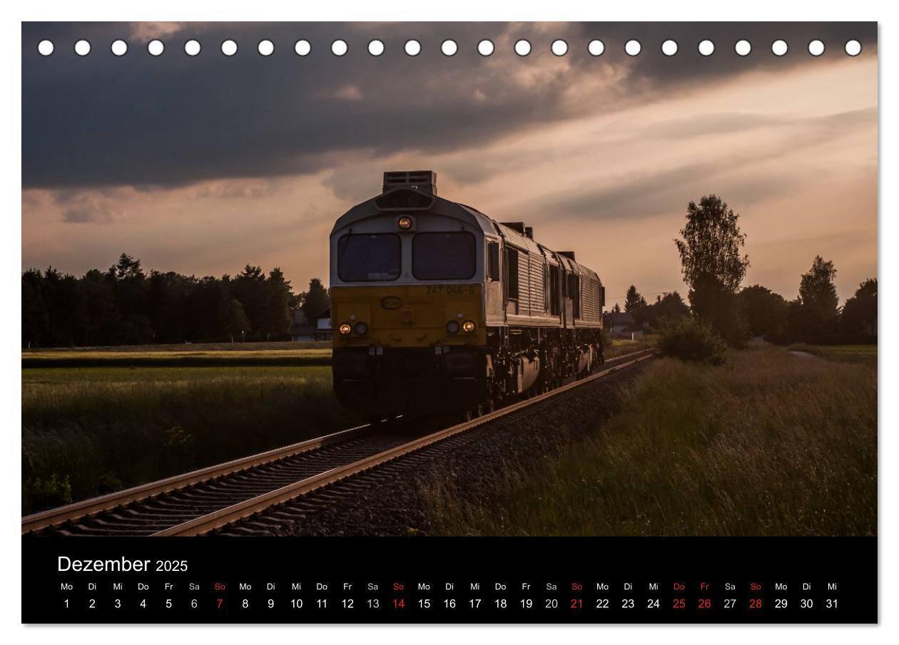 Bild: 9783435584680 | Mit der Bahn durch die Alpen (Tischkalender 2025 DIN A5 quer),...