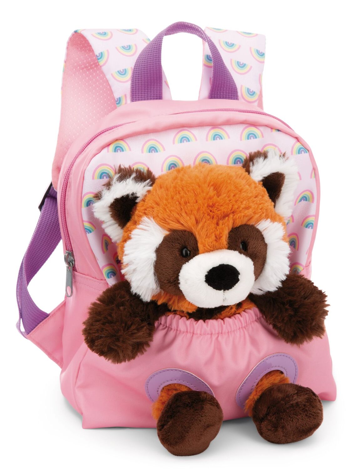 Cover: 4012390498530 | Nici 49853 Rucksack mit Plüschtier 21x26cm Roter Panda 25cm | 49853