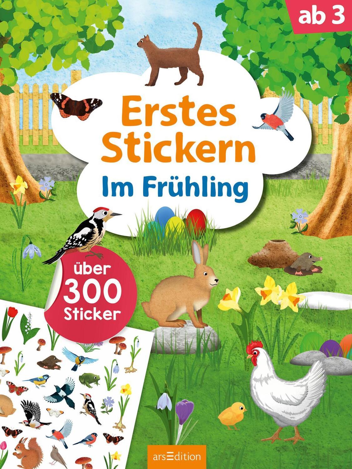 Bild: 9783845845937 | Erstes Stickern - Im Frühling | Über 300 Sticker | Taschenbuch | 40 S.