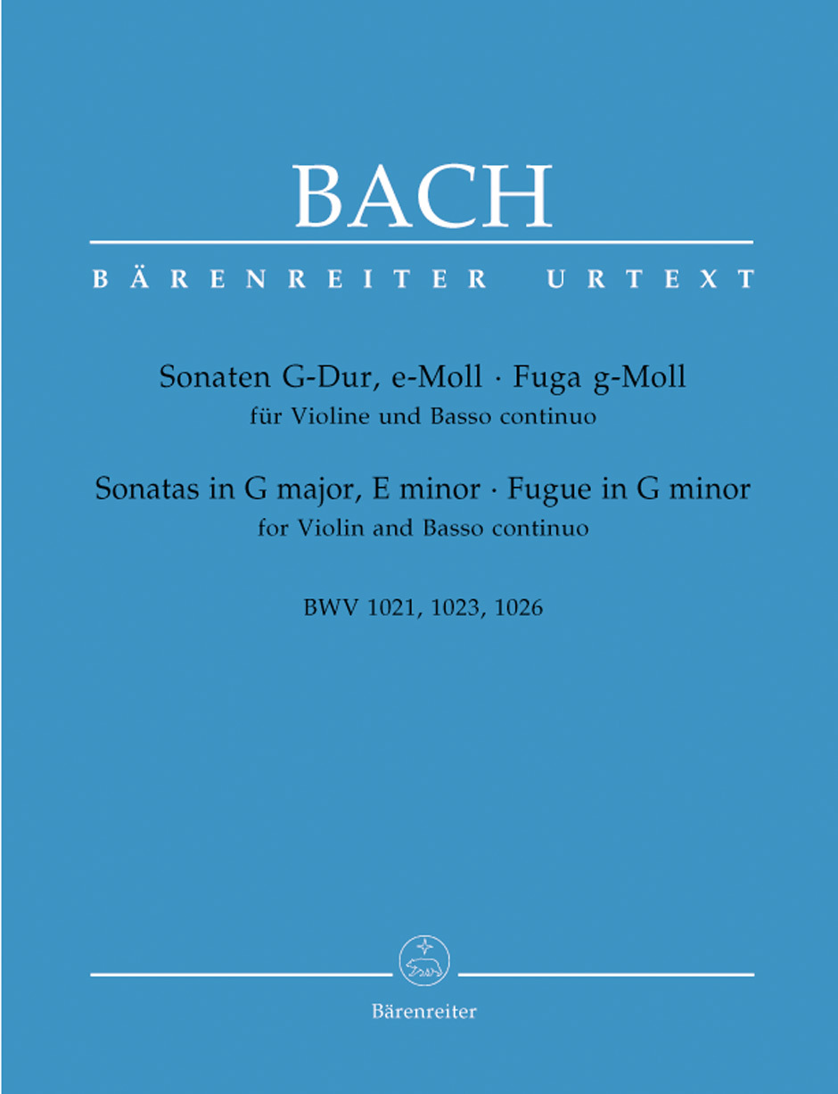 Cover: 9790006466214 | Sonaten G-Dur, e-Moll, Fuge g-Moll für Violine und Basso continuo...