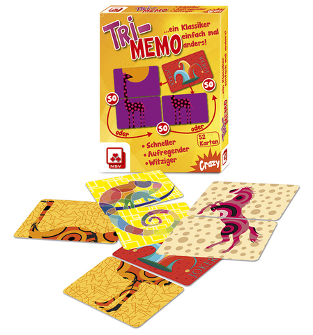 Cover: 4012426880773 | Tri-Memo | Spiel | Deutsch | 2018 | Nürnberger Spielkarten