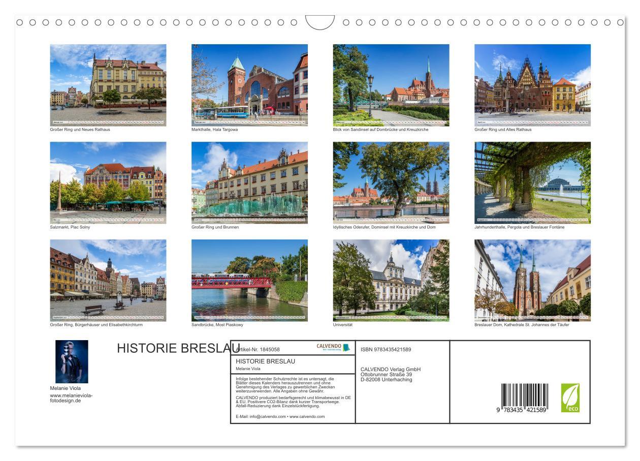 Bild: 9783435421589 | HISTORIE BRESLAU (Wandkalender 2025 DIN A3 quer), CALVENDO...