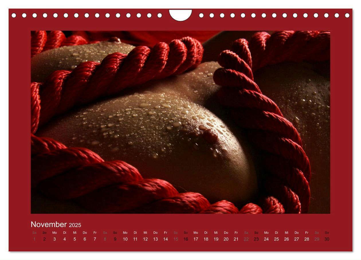 Bild: 9783435687589 | Glanzperlen - Wassertropfen auf nackter Haut (Wandkalender 2025 DIN...