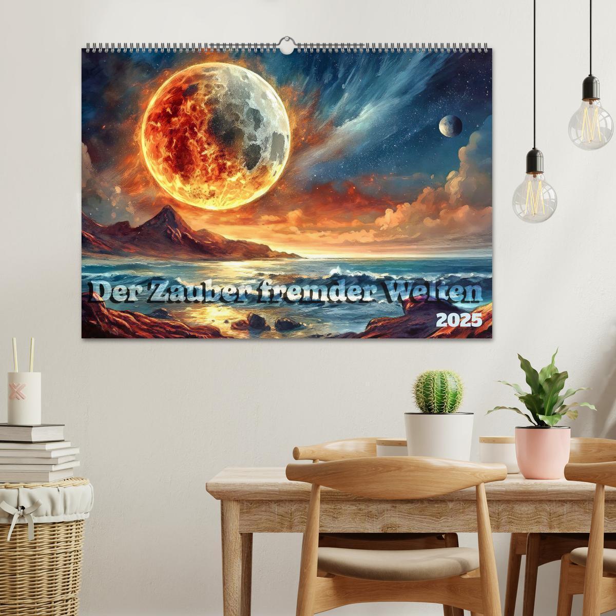 Bild: 9783435647354 | Der Zauber fremder Welten (Wandkalender 2025 DIN A2 quer), CALVENDO...