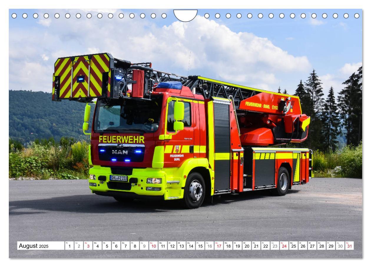 Bild: 9783435338351 | Feuerwehrfahrzeuge (Wandkalender 2025 DIN A4 quer), CALVENDO...