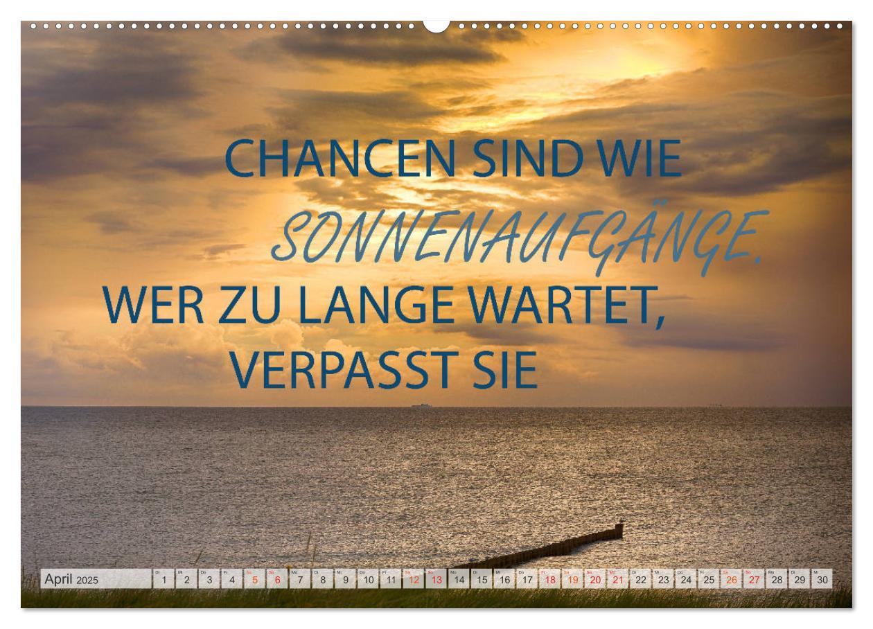 Bild: 9783435122714 | Motivation und Meer (Wandkalender 2025 DIN A2 quer), CALVENDO...