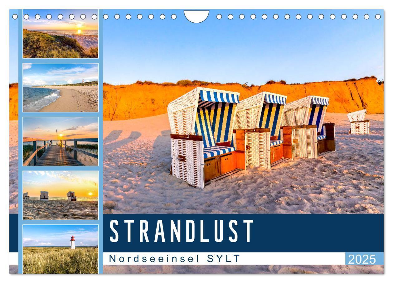 Cover: 9783435207824 | STRANDLUST Nordseeinsel Sylt (Wandkalender 2025 DIN A4 quer),...