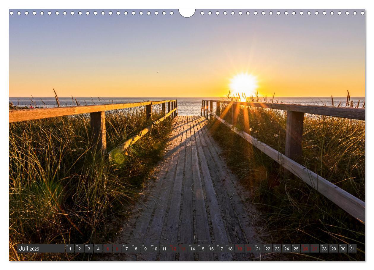 Bild: 9783383941856 | Sylt im Abendlicht (Wandkalender 2025 DIN A3 quer), CALVENDO...