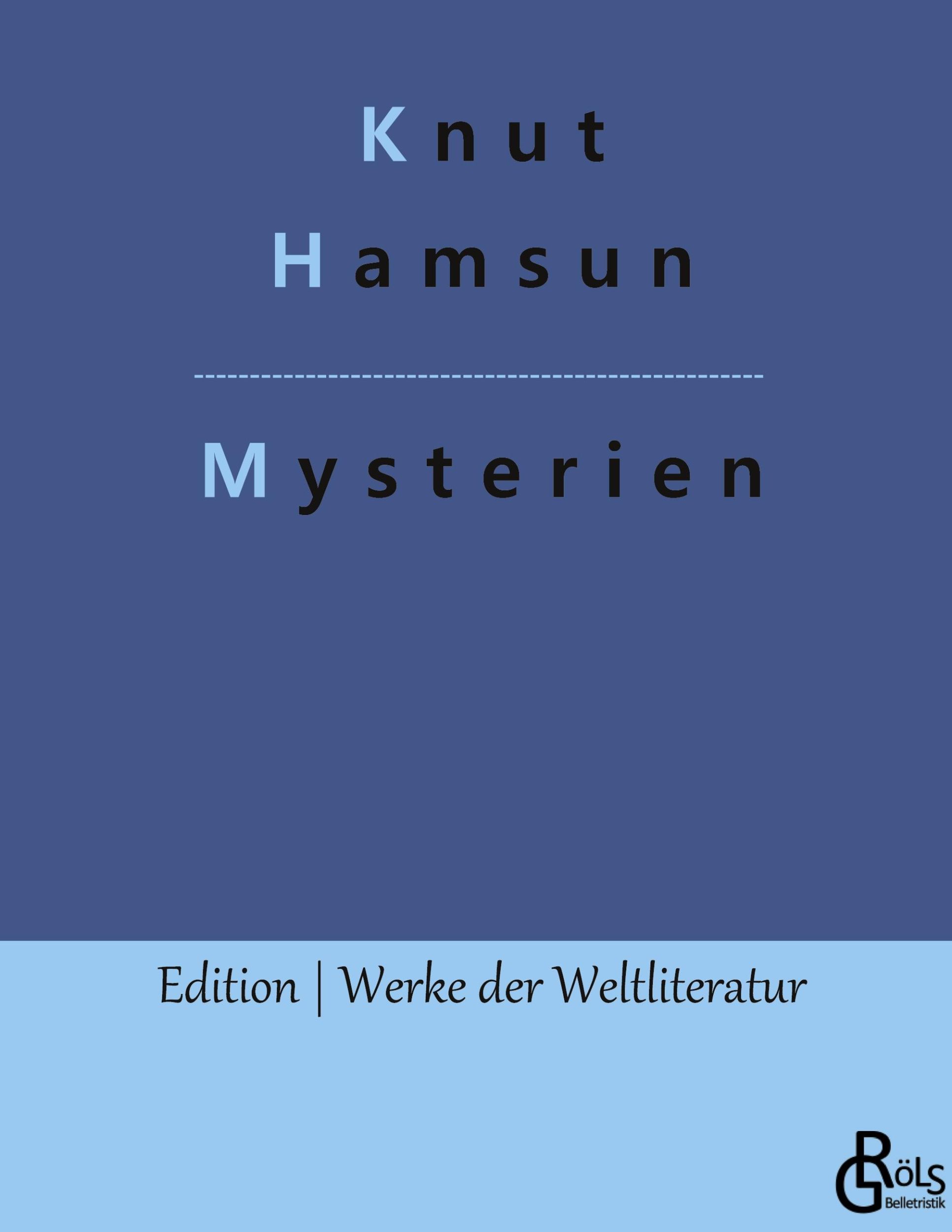 Cover: 9783988830388 | Mysterien | Knut Hamsun | Buch | HC gerader Rücken kaschiert | 284 S.