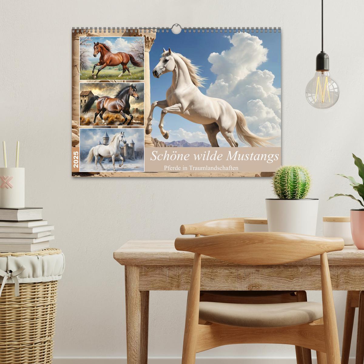 Bild: 9783457171004 | Schöne wilde Mustangs (Wandkalender 2025 DIN A3 quer), CALVENDO...