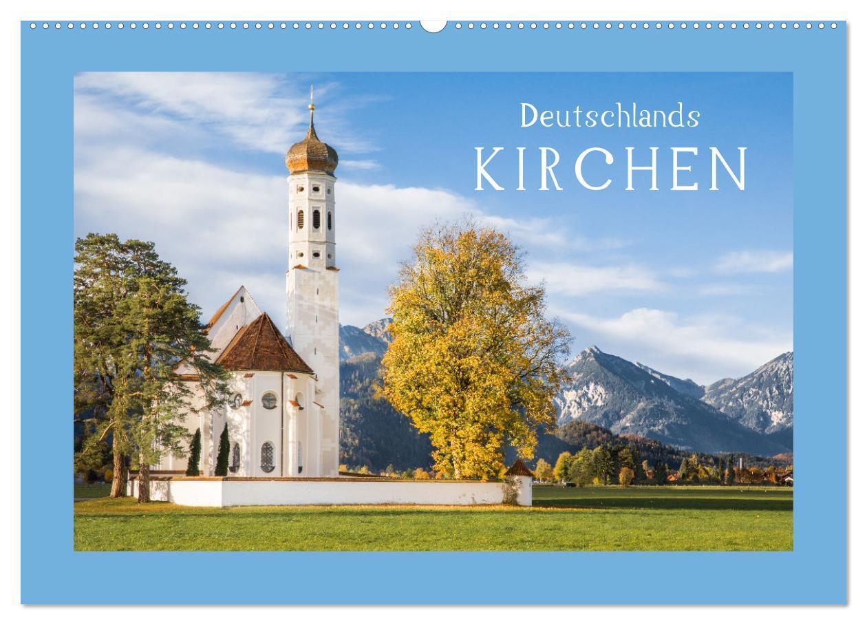 Cover: 9783435059638 | Deutschlands Kirchen (Wandkalender 2025 DIN A2 quer), CALVENDO...