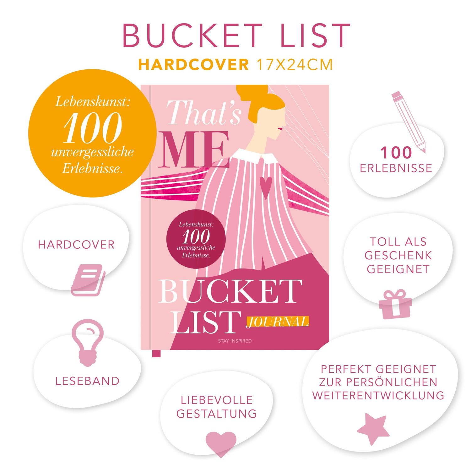 Bild: 9783989424173 | That's Me Bucket List Das ultimative Bucket List Buch für ein...