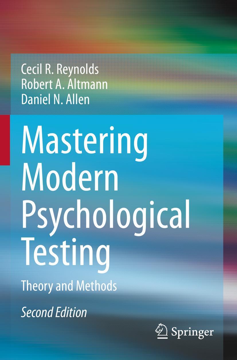 Cover: 9783030594572 | Mastering Modern Psychological Testing | Theory and Methods | Buch