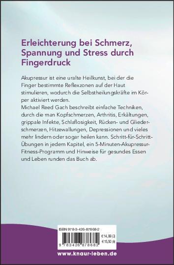 Rückseite: 9783426878682 | Heilende Punkte | Akupressur zur Selbstbehandlung von Krankheiten