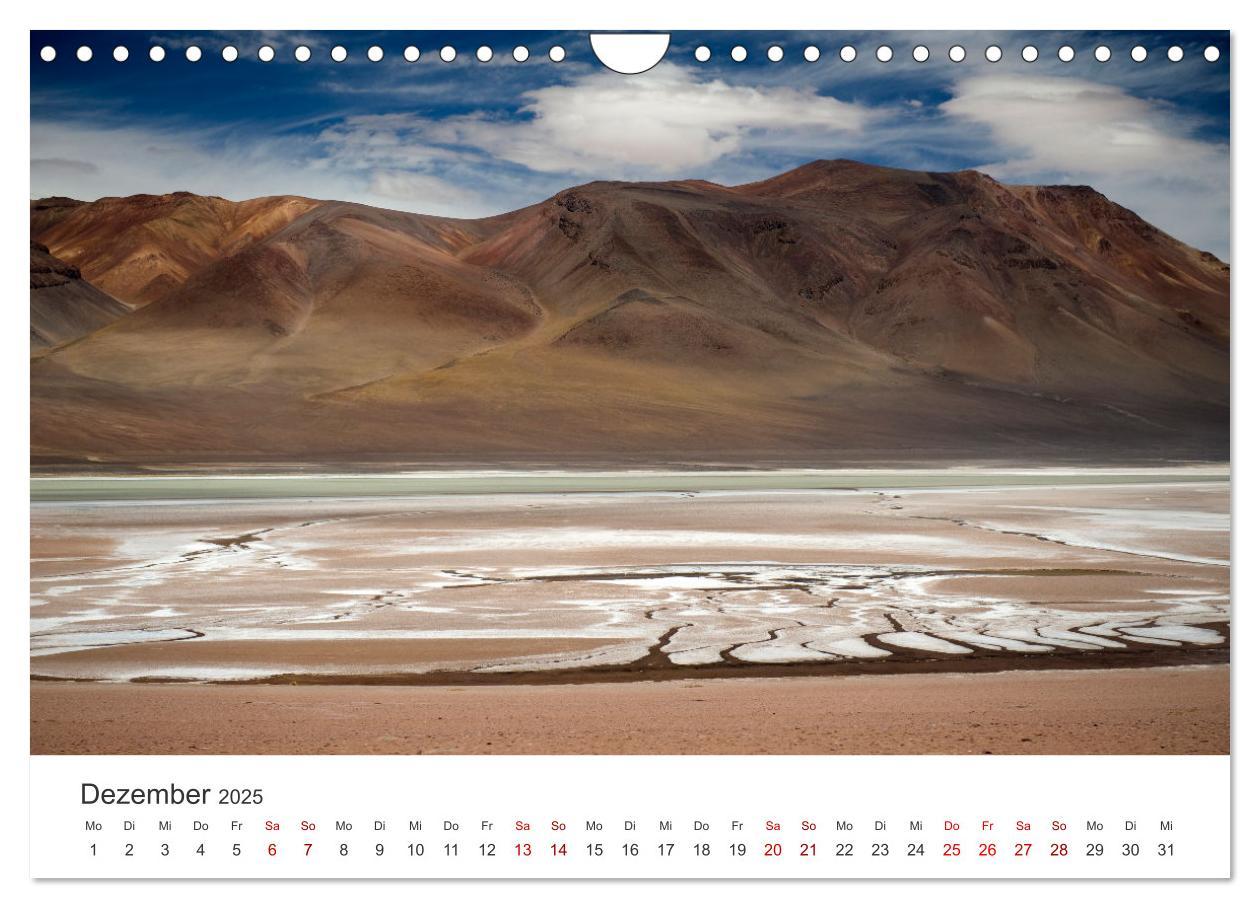 Bild: 9783383821684 | Die Farben der Anden - Argentinien und Chile (Wandkalender 2025 DIN...