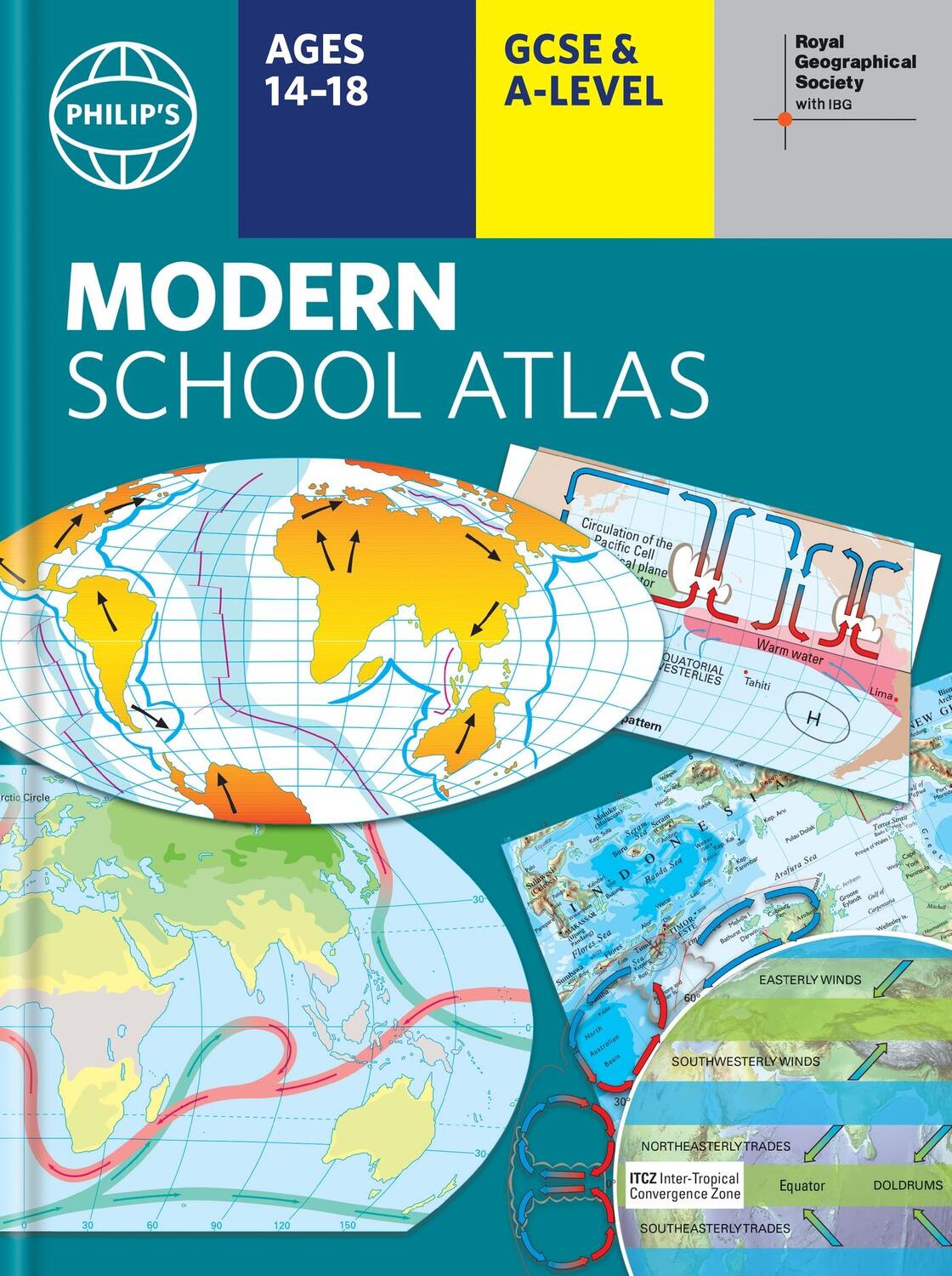 Cover: 9781849076968 | Philip's RGS Modern School Atlas | Hardback 101st edition | Maps