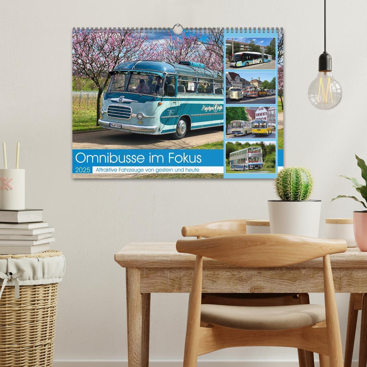 Bild: 9783383829925 | Omnibusse im Fokus (Wandkalender 2025 DIN A3 quer), CALVENDO...