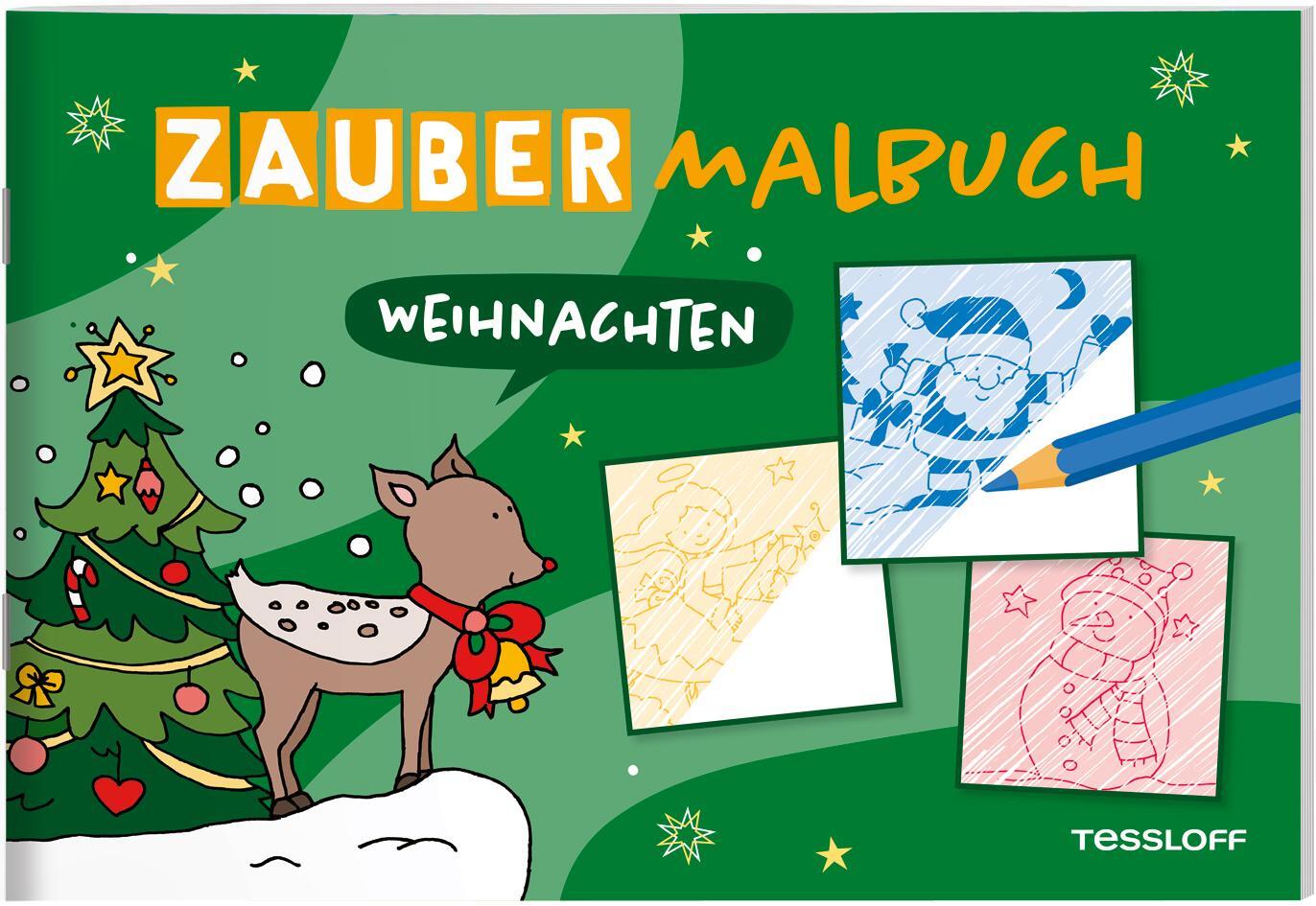 Cover: 9783788647056 | Zaubermalbuch. Weihnachten | Mit magischen Zauberseiten | Schmidt