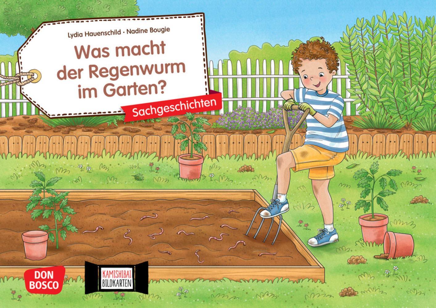 Cover: 4260694921265 | Was macht der Regenwurm im Garten? Kamishibai Bildkartenset | Box