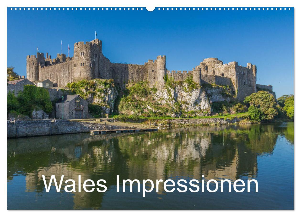 Cover: 9783435366538 | Wales Impressionen (Wandkalender 2025 DIN A2 quer), CALVENDO...