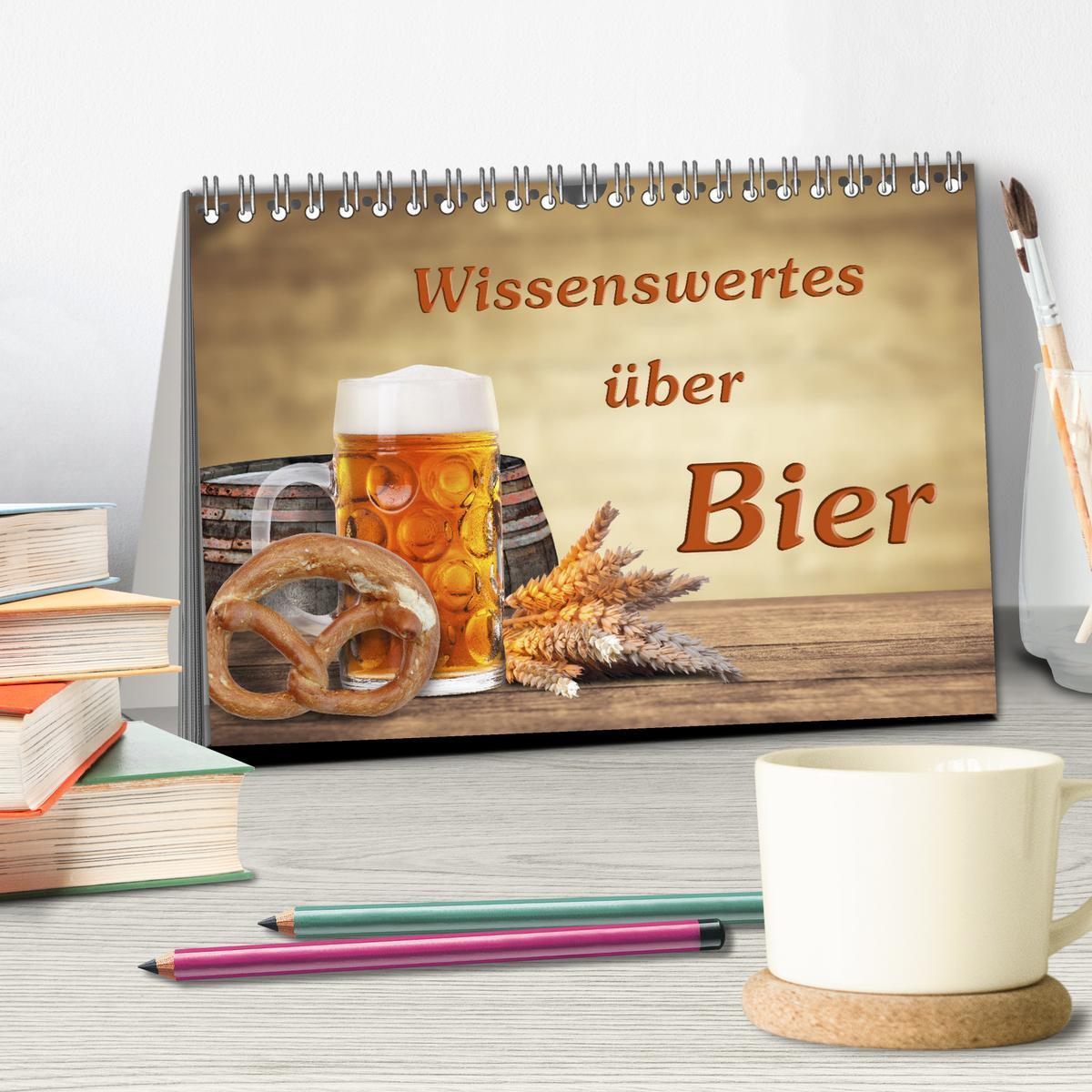 Bild: 9783435035946 | Wissenswertes über Bier (Tischkalender 2025 DIN A5 quer), CALVENDO...